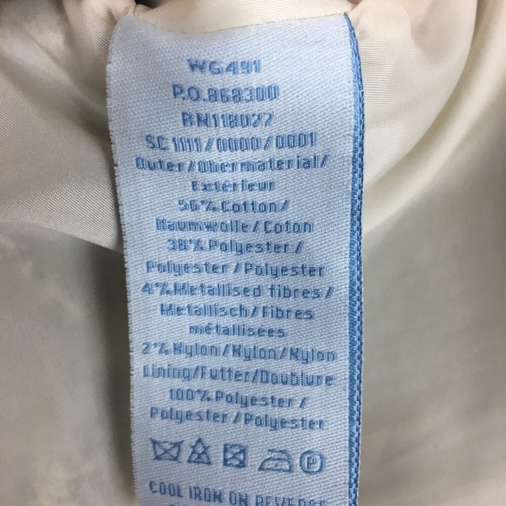 Boden Gray Metalic Pencil Skirt size 2 - Picture 7 of 7